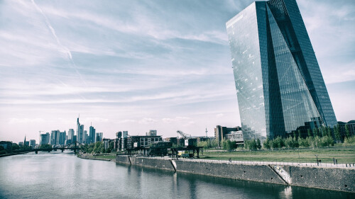 Die EZB in Frankfurt